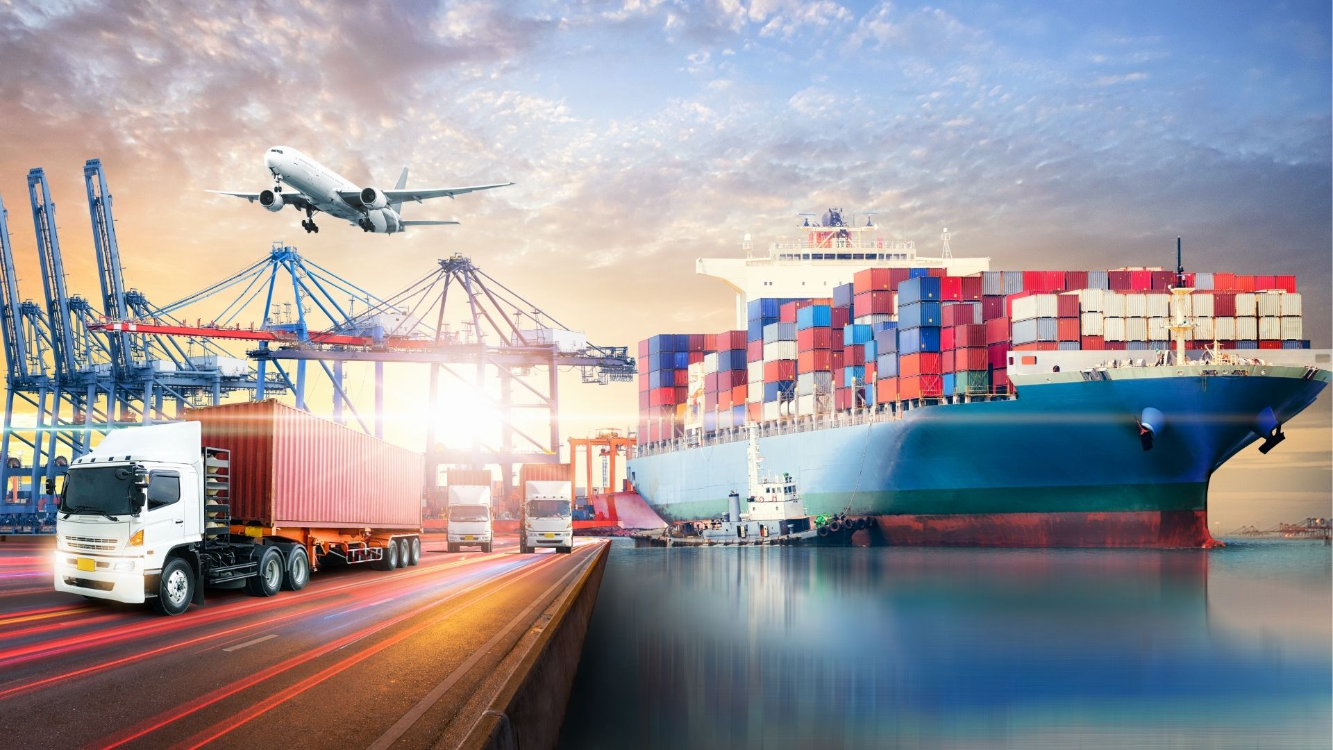 Image of shipping containers representing Transport, Frieght and Logistics